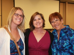 Three Women's Auxiliary members at fundraiser brunch