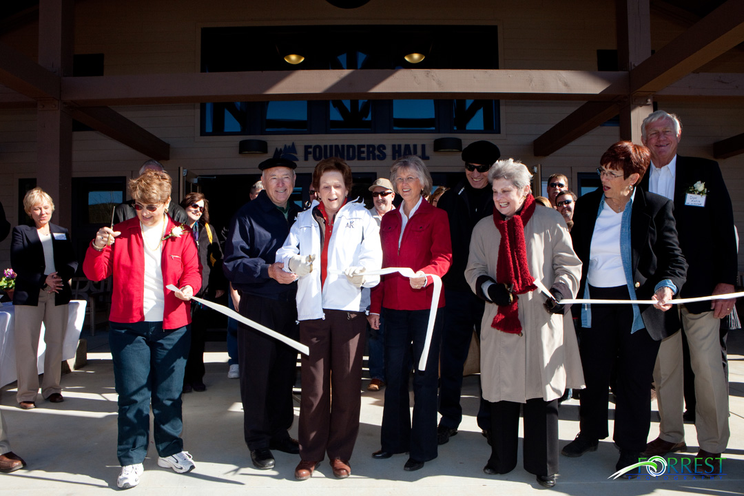 Founders Hall Grand Opening ribbon cutting ceremony