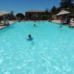 Children in swimming pool